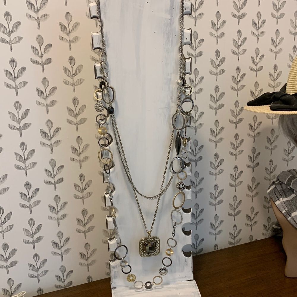 Lia Sophia jewelry bundle includes three necklaces
